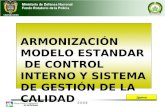 ARMONIZACIÓN MODELO ESTANDAR  DE CONTROL INTERNO Y SISTEMA  DE GESTIÓN DE LA CALIDAD