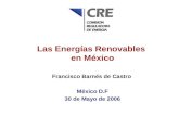 Las Energías Renovables  en México