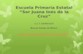Escuela Primaria Estatal “Sor Juana Inés de la Cruz” C.C.T 15EPR4167F Texcoco Estado de México