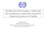 Tendencias del empleo, reducción de la pobreza e inclusión social en América Latina y el Caribe