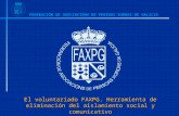 El voluntariado FAXPG. Herramienta de eliminación del aislamiento social y comunicativo