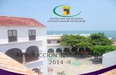 REINDUCCION INSTITUCIONAL 2014 -II