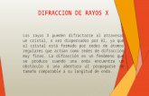 DIFRACCION  DE RAYOS X