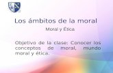 Los ámbitos de la moral