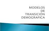 MODELOS  DE TRANSICIÓN  DEMOGRAFICA