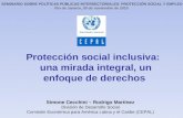 Protección social inclusiva:   una mirada integral, un enfoque de derechos