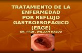 TRATAMIENTO DE LA  ENFERMEDAD  POR REFLUJO GASTROESOFAGICO (ERGE) DR. PROF. WILLIAM HAEDO
