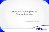 Política Fiscal para la Competitividad