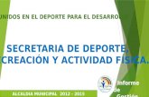 Informe de   Gestión 2012