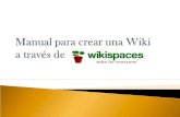 Manual para crear una Wiki a través de