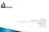 UNIPUEBLA. Guillermo Lara Vargas Psicología Social y Grupos de Aprendizaje. Puebla,  Pue .