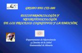 GRUPO PAI CTS-280 PSICOFARMACOLOGÍA Y  NEUROTOXICOLOGÍA  DE LOS PROCESOS COGNITIVOS Y LA EMOCIÓN