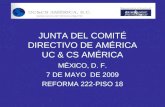 JUNTA DEL COMITÉ DIRECTIVO DE AMÉRICA UC & CS AMÉRICA