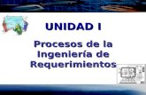 UNIDAD I Procesos de la Ingeniería de Requerimientos