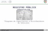 “Programa de Capacitación a Distribuidoras de Vehículos”