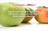 “Contando calorías ”