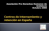 Centros de Internamiento y retención en España