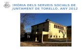 MEMÒRIA DELS SERVEIS SOCIALS DE L’AJUNTAMENT DE TORELLÓ. ANY 2012