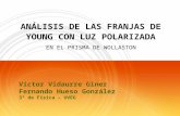 ANÁLISIS DE LAS FRANJAS DE YOUNG CON LUZ POLARIZADA