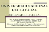 UNIVERSIDAD NACIONAL DEL LITORAL OBSERVATORIO SOCIAL
