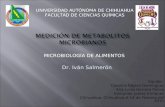 MEDICIÓN DE METABOLITOS MICROBIANOS