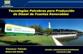 Tecnolog í as Petrobras para Producción de Diesel de Fuentes Renovables