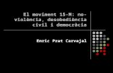 El moviment 15-M: no-violència, desobediència civil i democràcia