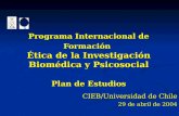 CIEB/Universidad de Chile 29 de abril de 2004