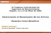VI Congreso Internacional de Ingeniería de Mantenimiento Bogotá, 12 y 13 de Mayo de 2005