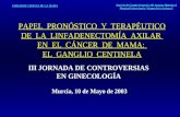 III JORNADA DE CONTROVERSIAS EN GINECOLOGÍA  Murcia, 10 de Mayo de 2003