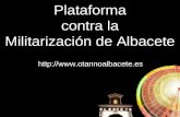 Plataforma contra la Militarización de Albacete