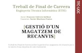 Treball de Final de Carrera Enginyeria Tècnica Informàtica (ETIG)
