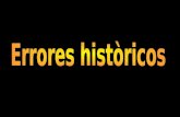 Errores històricos