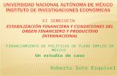 Universidad nacional Autónoma de  méxico instituto de investigaciones económicas