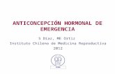 S Díaz, ME Ortiz  Instituto Chileno de Medicina Reproductiva 2012