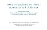 6es JORNADES SOBRE VIOLÈNCIA DOMÈSTICA  Curs sobre violència infantil i juvenil