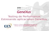 Testing de Performance: Estresando aplicaciones GeneXus
