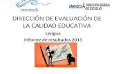 DIRECCIÓN DE EVALUACIÓN DE LA CALIDAD EDUCATIVA
