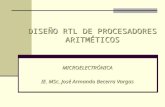 MICROELECTRÓNICA IE. MSc. José Armando Becerra Vargas