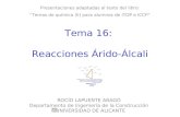 Tema 16:  Reacciones Árido-Álcali