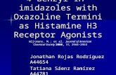4-Benzyl-1 H -imidazoles with Oxazoline Termini as Histamine H3 Receptor Agonists