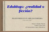 Edublogs: ¿realidad o ficción?