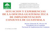 COMISION NACIONAL DE  IMPLEMENTACION CONJUNTA OFICINA GUATEMALTECA DE  IMPLEMENTACION CONJUNTA