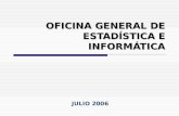 OFICINA GENERAL DE ESTADÍSTICA E INFORMÁTICA