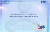 OFICINA DE GENERAL DE ADMINISTRACION -ORE ABASTECIMIENTO MEDICAMENTOS ESTRATEGICOS