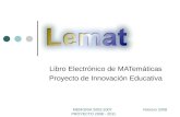 Libro Electrónico de MATemáticas Proyecto de Innovación Educativa