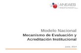 Modelo Nacional Mecanismo de Evaluación y Acreditación Institucional Junio, 2014