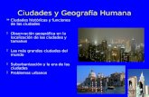 Ciudades y Geografía Humana
