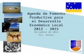 Agenda de Fomento Productivo para el Desarrollo Económico Local 2012 - 2015