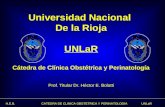 Universidad Nacional  De la Rioja UNLaR Cátedra de Clínica Obstétrica y Perinatología